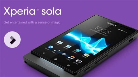 Nuevo Sony Xperia Sola Con Floating Touch