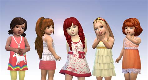 Sims 4 Hairs ~ Mystufforigin Toddlers Hair Pack 6