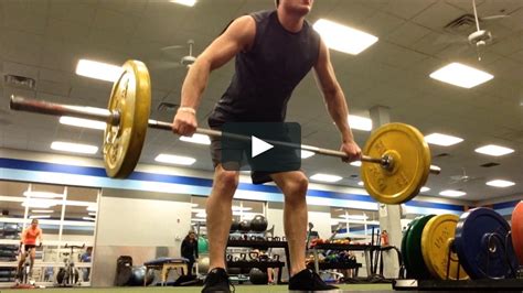 Wide Grip Bent Over Barbell Rows On Vimeo