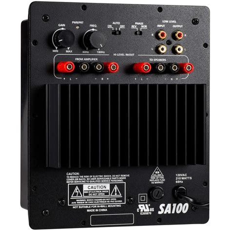 Buy Dayton Audio Sa100 100w Subwoofer Plate Amplifier Online At