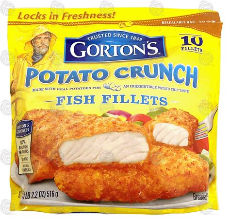 Groceries Product Infomation For Gortons Potato Crunch
