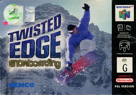 Twisted Edge Extreme Snowboarding Cover Or Packaging Material Mobygames