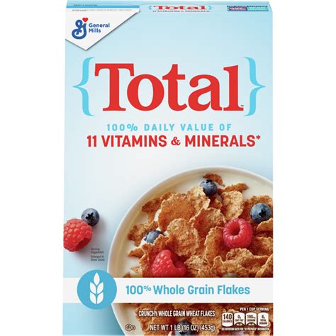Save On General Mills Total Whole Grain Flakes Cereal Order Online