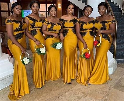 African Nigeria Bridesmaid Dress With A Style And Fashion Twist Reny