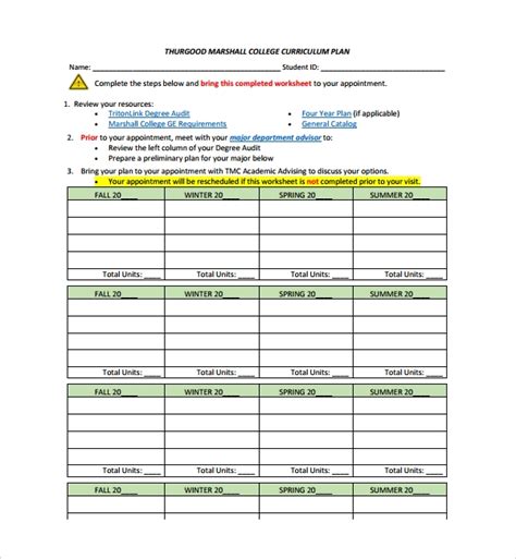 Introduce your skills and experience in a beautiful, professional style for an unforgettable impression. 10+ Curriculum Planning Templates | Sample Templates