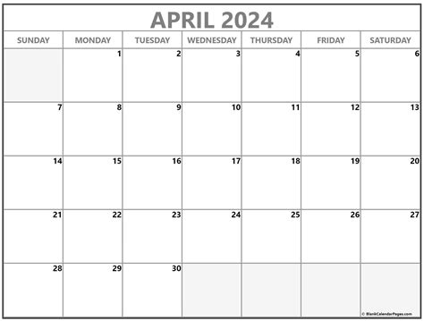 April Calendar Printable Wiki Bonnie Annecorinne