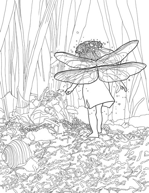 Little Fairies 2 Coloring Pages 5 Coloring Pages For Adults And Children