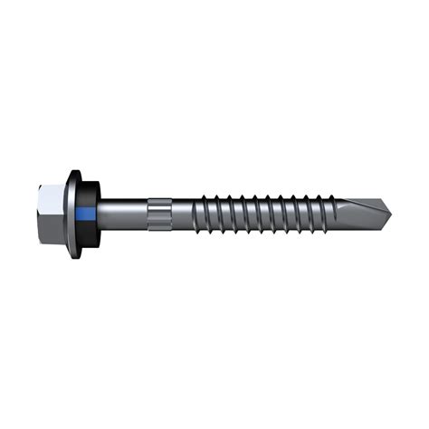 Self Drilling Screw For Metal With Neo Washer 14g X 42mm Hex Flange