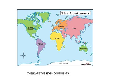 These Are The Seven Continents This Is