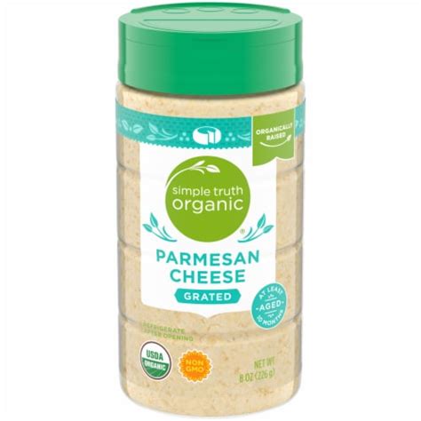 Simple Truth Organic® Parmesan Grated Cheese 8 Oz Qfc