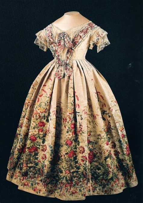 1855 Dress Worn By Queen Victoria During Her Visit To Paris Vintage