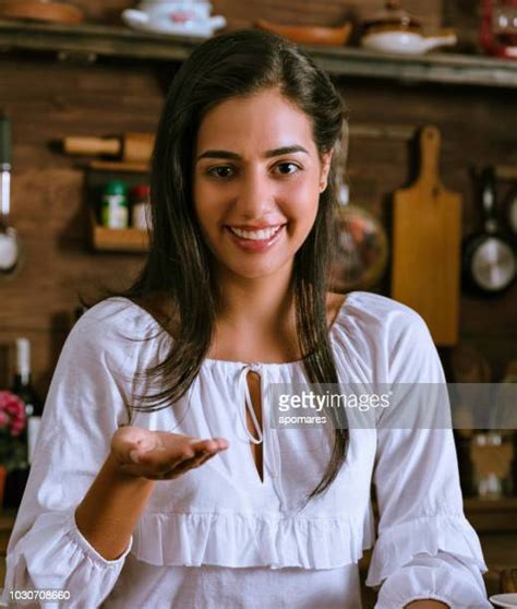 Woman And Kitchen Looking To Camera Photos And Premium High Res Pictures Getty Images