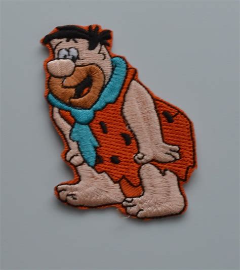 Fred Flintstone Classic Character Flintstones 2 Wide Embroidered Patch