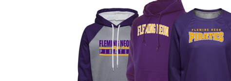 Fleming Neon High School Pirates Apparel Store Prep Sportswear