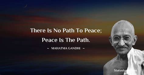Mahatma Gandhi Quotes Peace