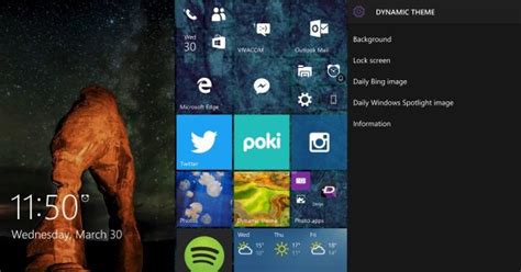 Dynamic Theme App For Windows 10 Theme Image