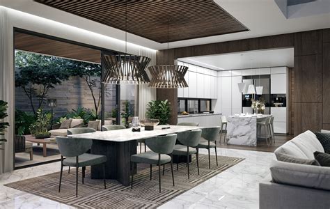 Soho 3 Residence On Behance Luxury Dining Room Interior Design