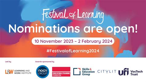 Festival Of Learning 2024 Award Nominations Festival Of Learning