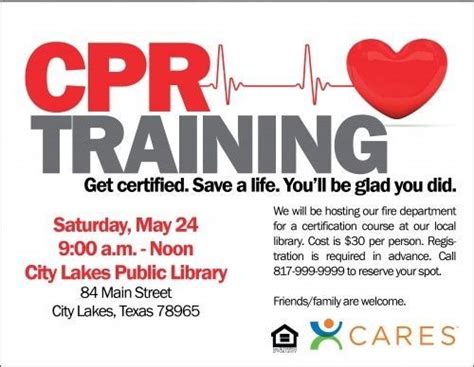 Cpr Flyer Templates Cpr Training Flyer Template Cpr