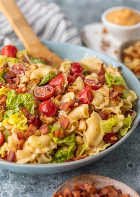Chicken that has been defrosted in the fridge can be stored for 1 to 2 days more in the refrigerator before cooking. BLT Pasta Salad Recipe (VIDEO!!!) - The Cookie Rookie