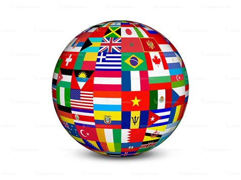Flags Of The World Globe