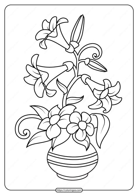 Coloring pages of video games characters. Free Printable Flowers Pdf Coloring Pages 03