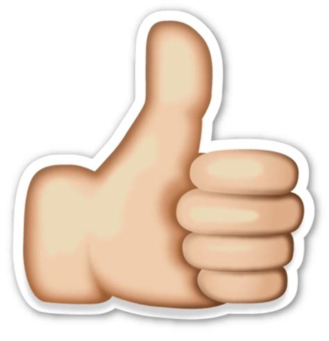 Download High Quality Transparent Emojis Thumbs Up Transparent Png