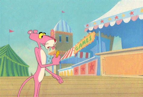 Original Pink Panther Production Cel Pink Panther Cartoons Photo