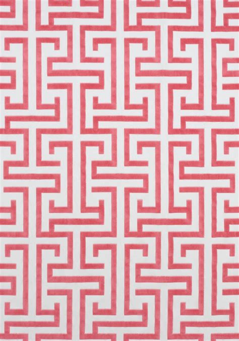 W775473 Ming Trail Woven Fabrics Red From The Thibaut Dynasty
