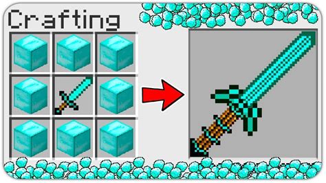 How To Make A Diamond Sword In Minecraft Survival Paiement