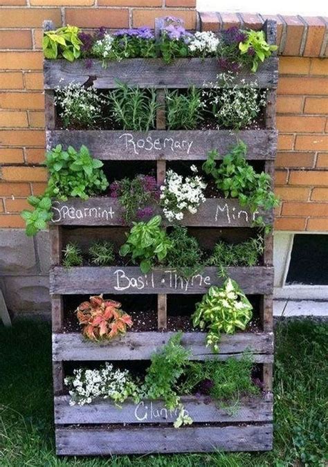 21 Spectacular Recycled Wood Pallet Garden Ideas To Diy In 2020 Herb