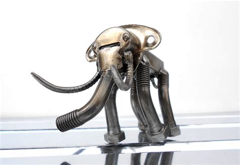 Elephant Metal Sculpture Animal Art Welded Sculpture Etsy Australia