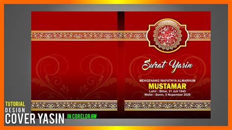 Diy by reisha desain undangan pernikahan dan buku tamu nia irfan. Download 15+ Download Template Yasin Cdr Background PNG