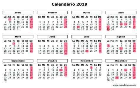 Calendario Laboral Y De Festivos De 2019 Gasteiz Hoy