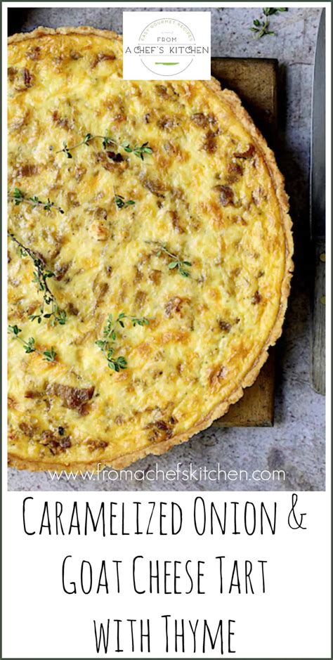 Caramelized Onion Tart Recipe With Goat Cheese