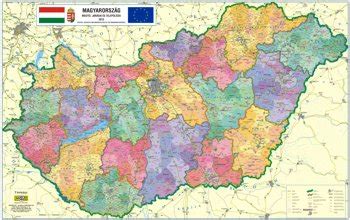 .magyarország térkép gyerekeknek közigazgatás / domborzat asztali térképek magyarország teljes magyarország közigazgatása keretezett, tűzhető térkép illustrated map of hungary postcard. Magyarország Megyéi és Városai Térkép | Térkép