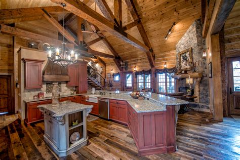 Luxury Log Cabin Rustic Kitchen Other By Travis