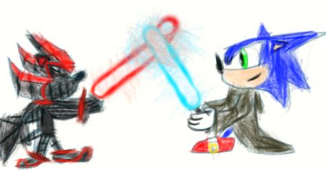Star Wars And Sonic Crossover Vadershadowlukes By Sramos4102 On
