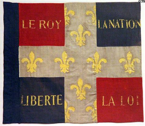 French Revolutionary Infantry Flag From Time Before King Was Executed