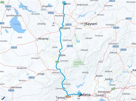 Mesafe yakıt hesaplama nasıl yapılır? Adana Nevşehir Kozaklı Arası Kaç Kilometre?