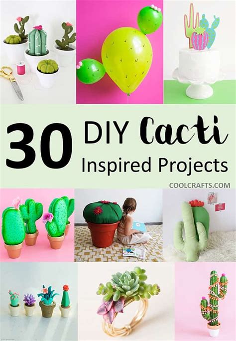 30 Diy Cactus Crafts Not From The Dessert