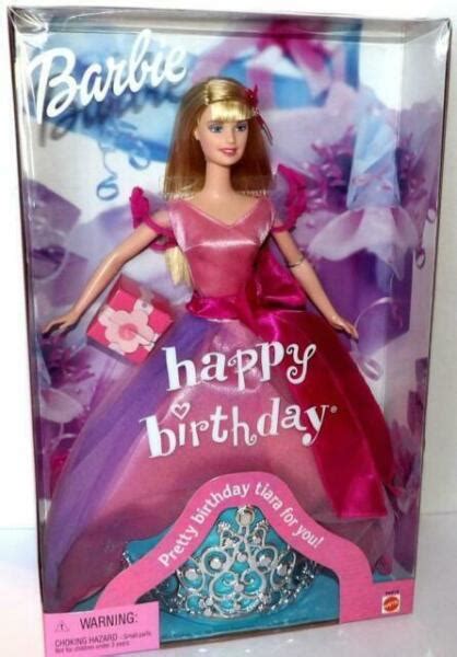 Happy Birthday Barbie Doll 2001 Mattel 54219 Nrfb For Sale Online Ebay