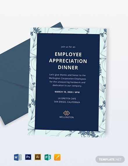 Firstly it is vital to appreciate the employee sincerely and genuinely of his use our free employee appreciation letter sample to help you get started. Appreciation Dinner Invitation Templates - PSD, AI, Word ...