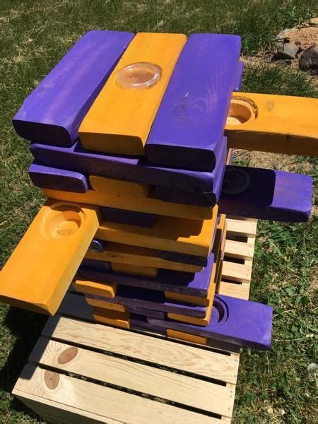 Collect the signatures of your guests. Jello Shot Jenga **Use Code - FREESH - for free Shipping in the US** | Yard jenga, Diy yard ...