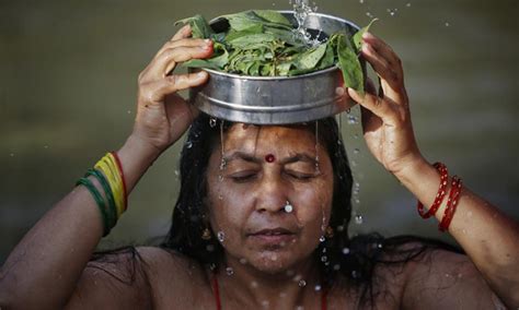 Nepalese Hindu Women Perform Ritual During Rishi Panchami Festival Global Times
