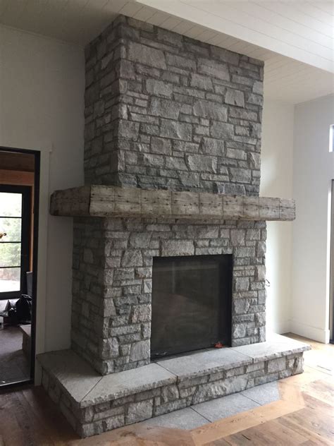 Grey Stone Fireplace Artofit