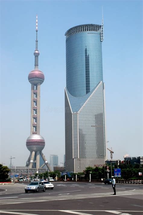 Shanghai City Center Stock Photo Image Of Cityscape Tallest 7113376