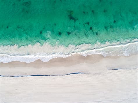 3840x2160 Aerial View Of Beach Clear Ocaen Sand 5k 4k Hd 4k Wallpapers