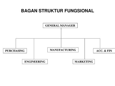 Jenis Bagan Struktur Organisasi Fungsional Dan Imagesee