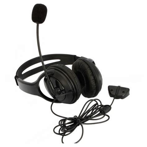 Live Headset With Microphone For Xbox 360 Black